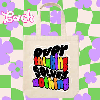Over thinker Tote bag