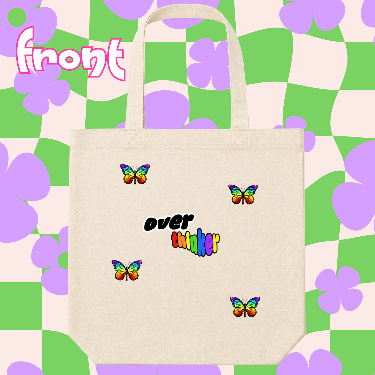 Over thinker Tote bag
