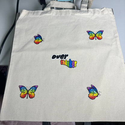 Over thinker Tote bag