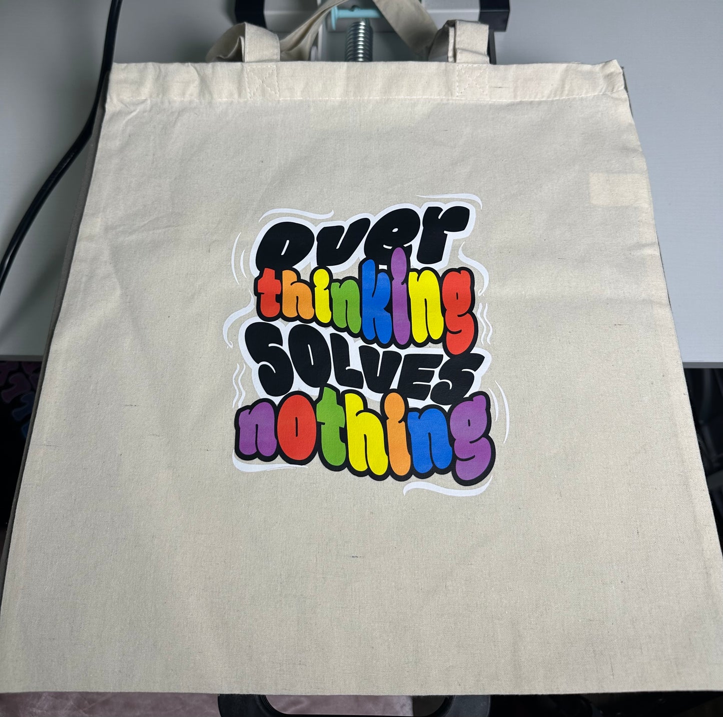 Over thinker Tote bag